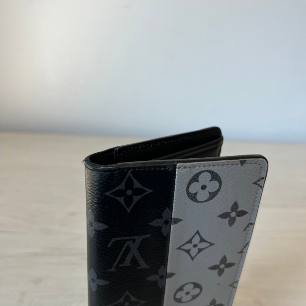 Louis Vuitton Split Monogram Eclipse Brazza wallet black - Picture 5 of 6